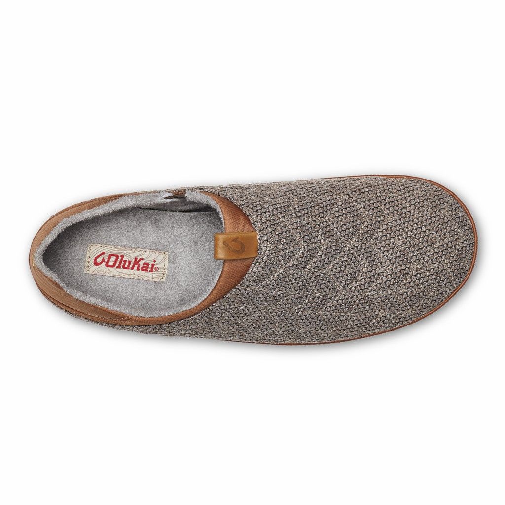 Olukai Men's Mahana Kilohana Slipper - Banyan / Fox US607-453